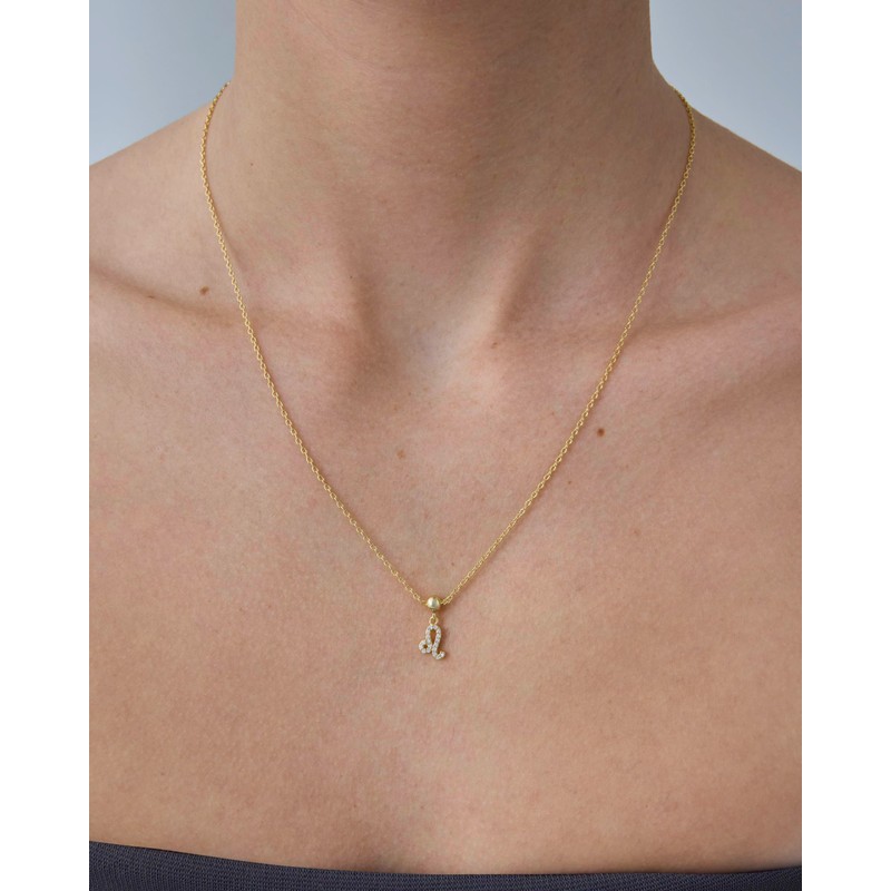 PAVOI Adjustable Gold Charm Necklace for Women - 14K Gold