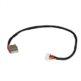 GinTai DC Power Jack with Cable Socket Plug Charging Port Replacement for HP Envy 17T-N100 17-n151nr