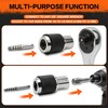 2pcs Tap Socket Set, 3/8" Drive Tap Holder for Tight
