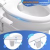 SAMODRA Ultra-Slim Bidet Attachment for Toilet - Dual Nozzle (Frontal