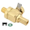 F124N Engine Oil Drain Valve with Nipple Metal M10‑1.25 Thread