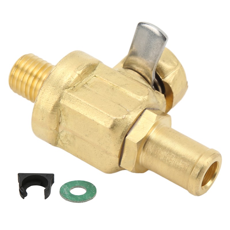 F124N Engine Oil Drain Valve with Nipple Metal M10‑1.25 Thread