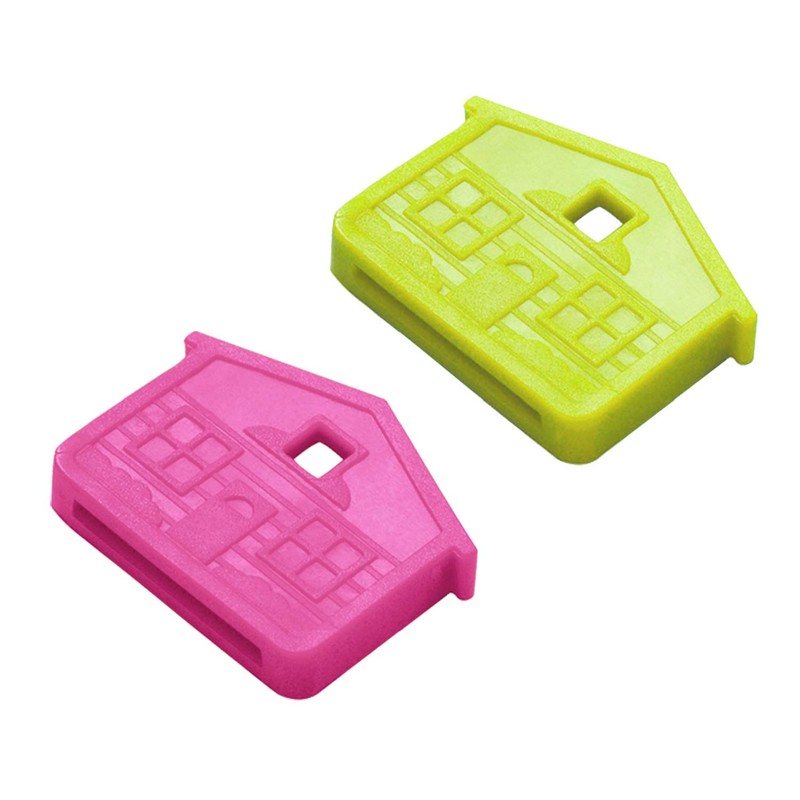 Lucky Line House Key Caps, Neon Colors Assorted, 2 Pack