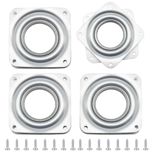 Hocansen 4 Pieces Swivel Plate 3 x 3 Inch Ball