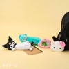 Sanrio Face-shaped Pass Case & Pouch Kuromi Cotton, PVC, Steel,
