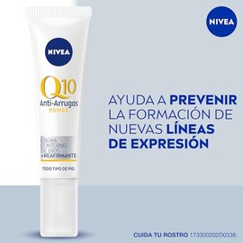 NIVEA Crema Reafirmante para el Contorno de Ojos Q10 (15 ml) - Tratamiento Antiarrugas, Estimula la Generacin de Colgeno y Reduce las Lneas de...     