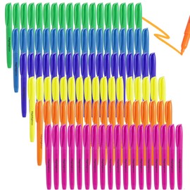 GGYKJSK 108 pack highlighters bulk，colorful transparent highlighter cases，multicolor highlighters，colored highlighter pens，multi color ，school, office.