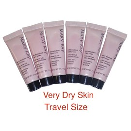 Mary Kay Extra Emollient Night Cream - Lot of 6, Travel Size, Whole Body Moisturizer for Dry Skin, 2.52 Ounce