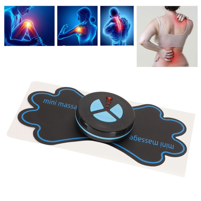 Electric Pulse Neck Massager Relieve Fatigue 15 Mins Timing Neck