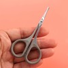 ALLVD Nose Hair Scissors Round Blade Thin Blade Safety Scissors