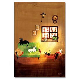 ワタナベサチコポストカード 「四季物語 秋」