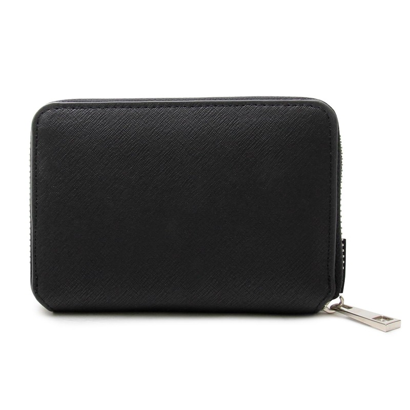 Ignition Original Saffiano Leather Zip Around Bifold Wallet Coin Purse,