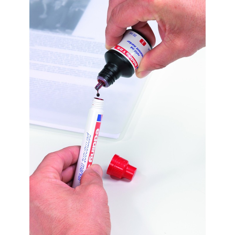 edding T 25 Refill Ink Permanent Marker - Light Blue