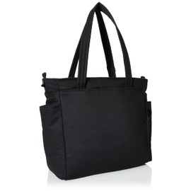 Vera Bradley Women's Cotton Utility Tote Bag, Black - Recycled Cotton, One Size