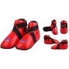 MAR | Red Martial Arts Foot Protector for Karate, Kickboxing,