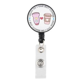 Lywjyb Birdgot Ultrasound Technologist Badge Reel Sonographer Appreciation Merch Iced Coffee Gift (Scan Coffee Badge CA)