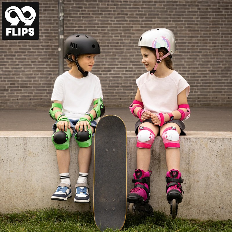 99FLIPS Kids Knee and Elbow Pads for Children - Kids