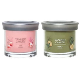 Yankee Candle Small Tumbler Jar Candles, Pure Haven Variety Pack, 4 Ounce, (Pack of 2)