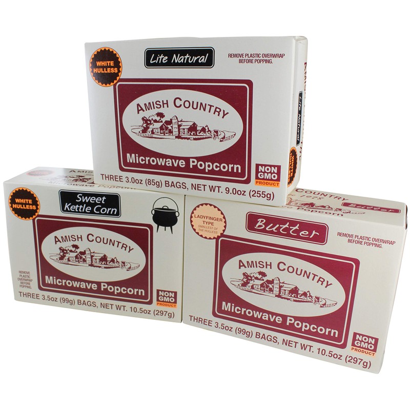 Amish Country Popcorn | Old Fashioned Microwave Popcorn | Non-GMO,