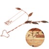 CORHAD Romantic Metal Swing Wall Art Sculpture Handmade Home Decor