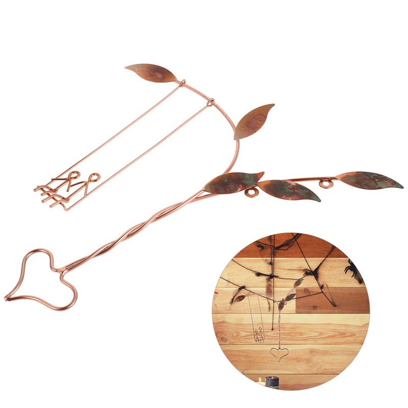 CORHAD Romantic Metal Swing Wall Art Sculpture Handmade Home Decor