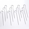 HONSHEN 5.75"Flat Stainless Skewers,Metal Potato Skewrs,Short Barbecue, Needle Barbecue Skewers,Baking