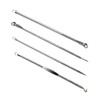 HaimiLiya Pimple Popper Tool Kit-4 Pcs Acne Needle Tools Set-