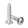 sourcing map Phillips Head Self Tapping Screws, #8x1" 304 Stainless
