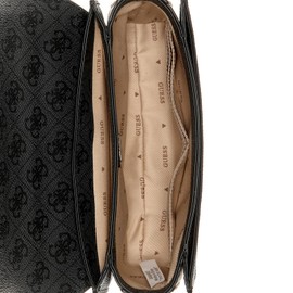 GUESS Orlina Top Handle Flap, Coal Logo