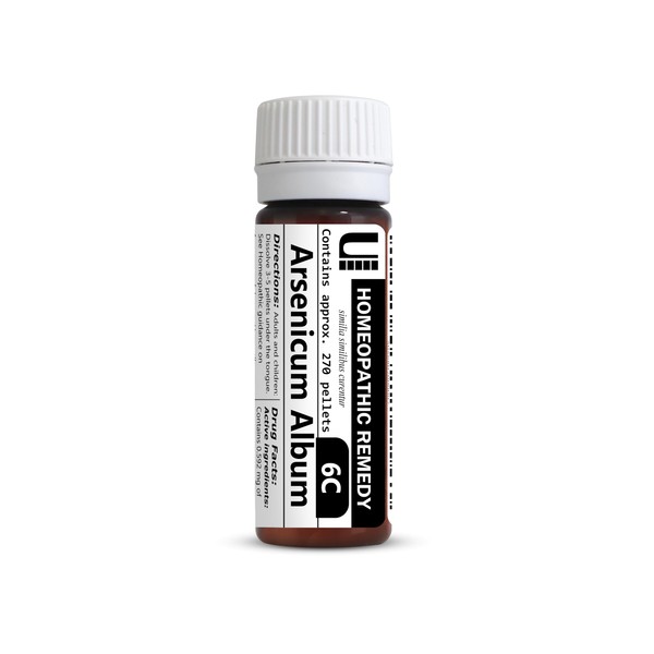 Arsenicum Album 6C Homeopathic Remedy, 270 Pellets
