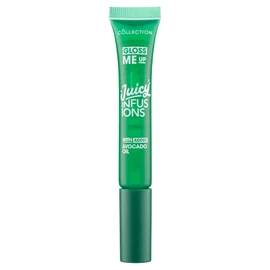 Collection Cosmetics Gloss Me Up Juicy Infusion Kiwi Lip Gloss, With Added Avocado Oil, Hydrating, For Dry Lips, Fruity Scented, 9ml