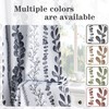 MEETSKY Boho Blackout Leaves Patterned Curtains 84 Inch Long 2