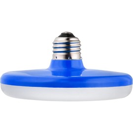 Diodesy- UFO Pendant LED Light Fixture 11W (50W Equivalent) 3000K Soft White 800 Lumens IP44 E26 Medium Base Blue Utility Shape Lamp for Living Rooms Bedroom Dining Rooms Damp Location UL Listed