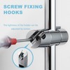 OFFO Shower Head Holder, Adjustable 18-25mm Diameter Hand Shower Holder