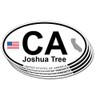 Joshua-Tree, California Oval Sticker - 4 Pack