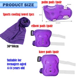 JSTHHTT Knee Pads Children's Inline Skate Protector Set Protective Equipment Skate Protector Set, Children's Protector Set, Elbow Pads and Wrist Guards, Knee and Elbow Pads Children