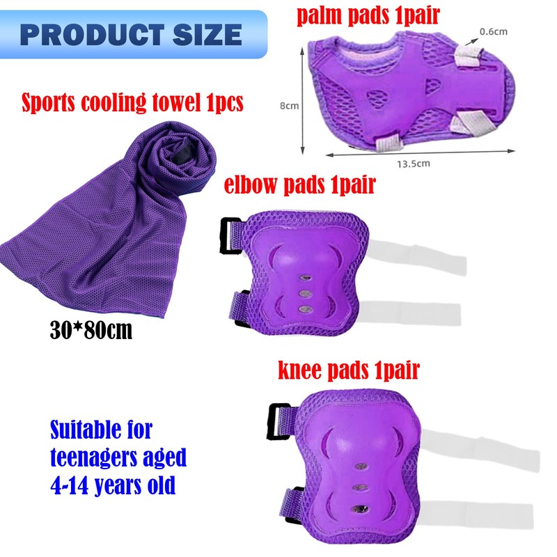 JSTHHTT Knee Pads Children's Inline Skate Protector Set Protective Equipment