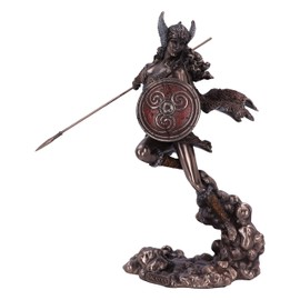 Nemesis Now Bronze Valkyrie's Flight Nordic Valkyrie Warrior Female Figure