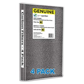 Germ Guardian GermGuardian FLT56CB4 Carbon Filter Replacements AC5600WDLX Air Purifier, 4 Pack, Black