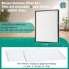 Iridesc HEPA Filter Kit Compatible with Nutone/Broan ACCGSFHP2, Guardian Plus