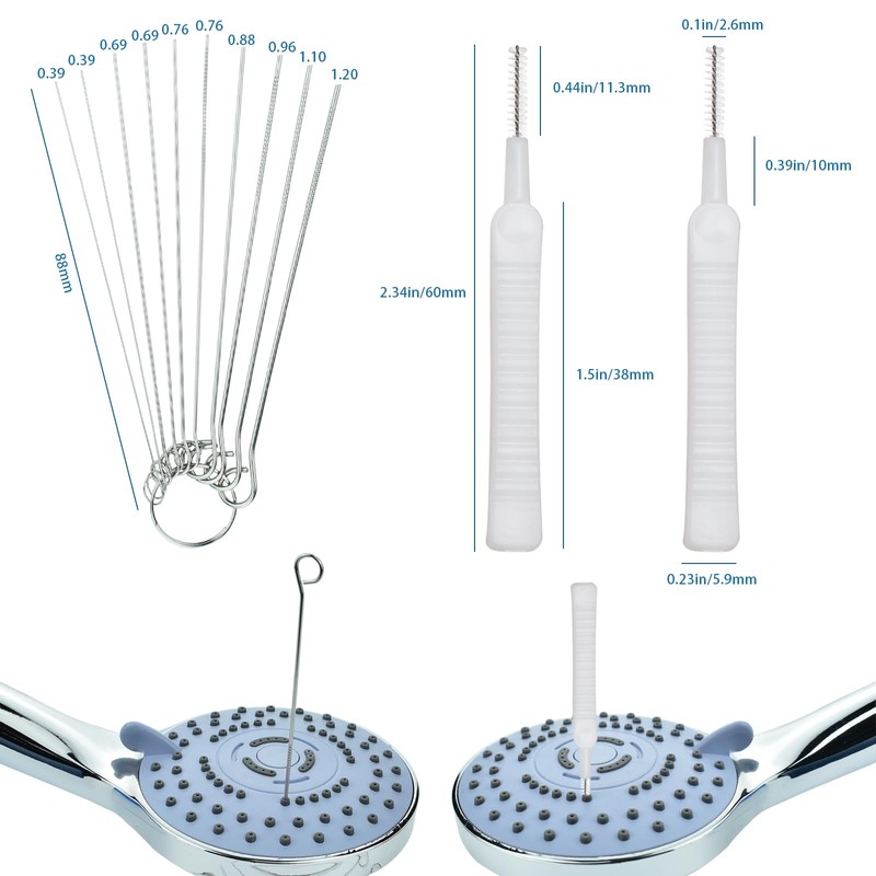 Shower Head Cleaning Brush, Shower Head Cleaner Tool Tiny Anti