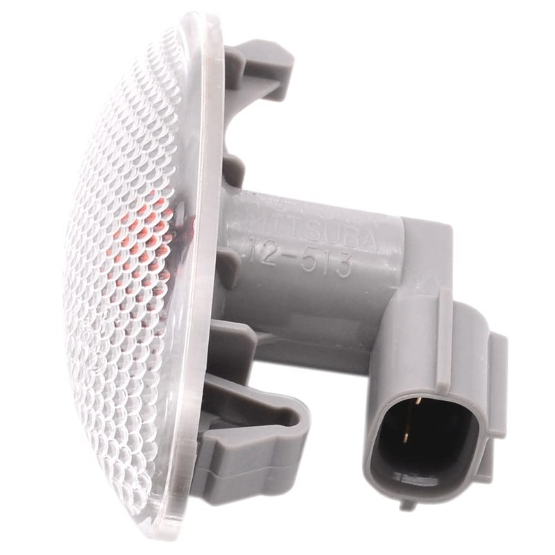 HAOTOM 2X Side Turn Signal Lamp Fender Light Side Marker