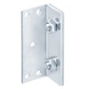 4 Sets Bed Rail Bracket,3-1/4" x 1" No-Mortise Wood Bed