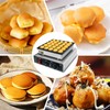 KOOTEN Mini Dutch Pancake Maker, Commercial Electric Pizzelle Maker, 110V