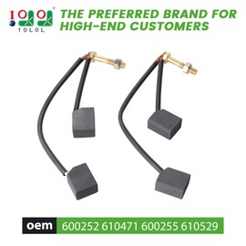 10L0L Motor Brushes for All Club Car & EZGO TXT 1997-2009 Golf Cart Parts with Brushes OEM# 73120-G25 102186201 and Repair Kit OEM# 102187101 for Electric and Fuel