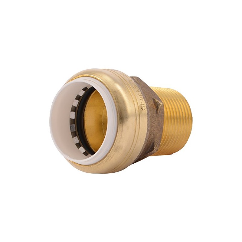 Sharkbite UIP140A 1" Brass Push-To-Connect PVC IPS x 1" Male