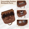 RAINSMORE Backpack Purse for Women Fashion Leather Backpack Designer Ladies