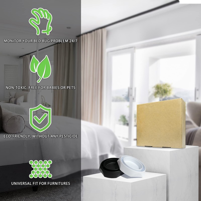 Bed Bug Interceptors with Anti Skid Pads | Bed Bug