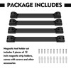 SDLDEER 12'' Magnetic Tool Holder, 4 Packs Magnetic Strips Tool