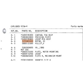 TASCAM Replacement Control Cam Motor for Tascam 112, 122 cassette decks, new old stock